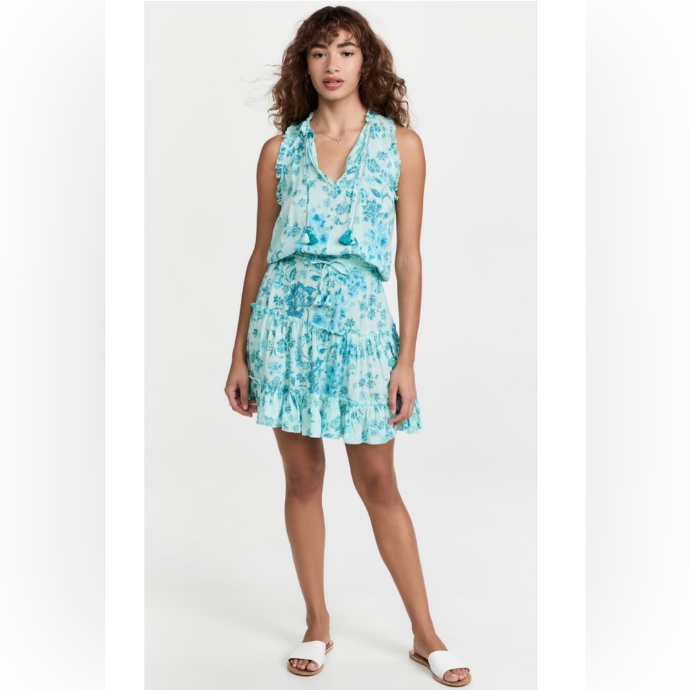 Poupette St. Barth Clara Dress in Aqua Grasse small🩵